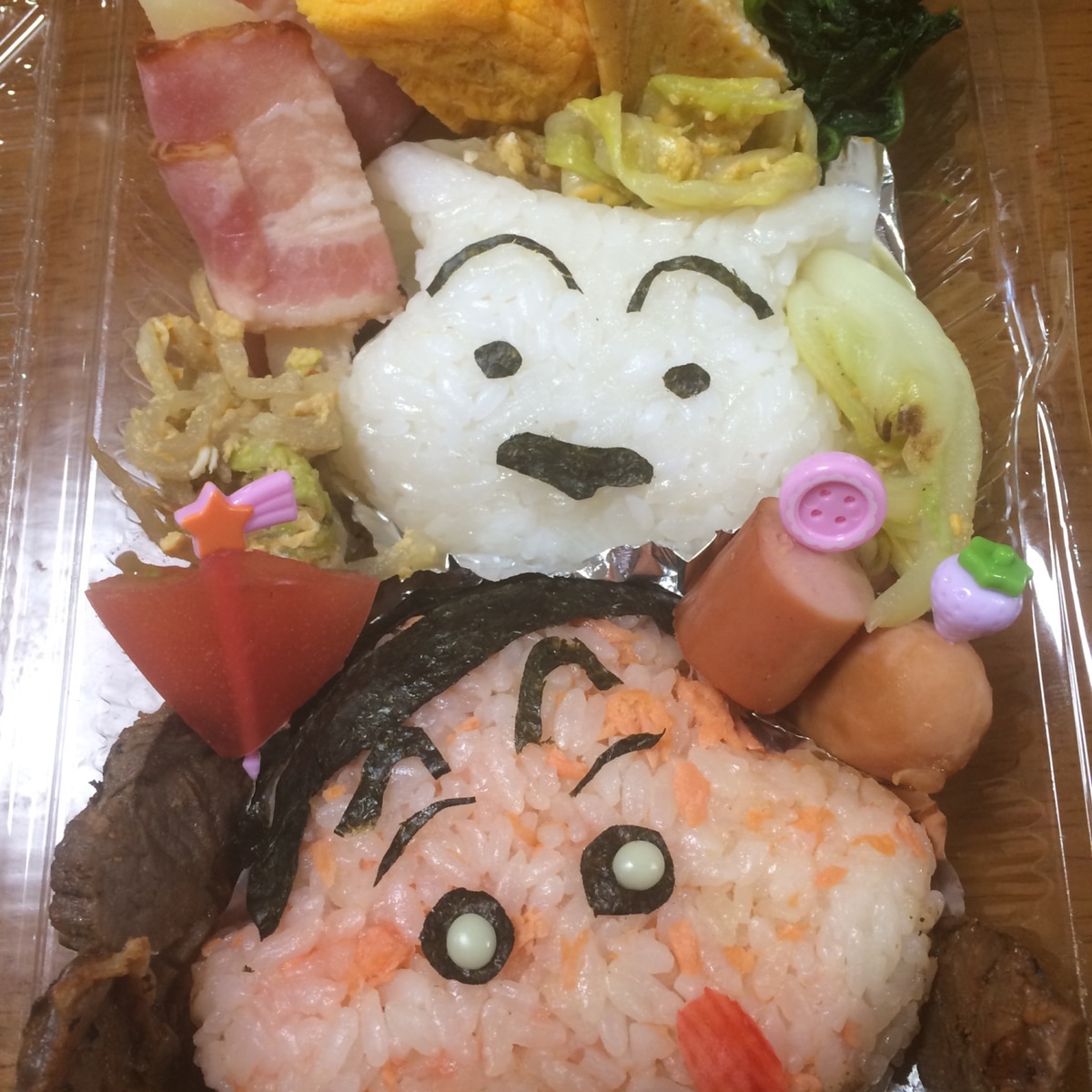 簡単キャラ弁 クレヨンしんちゃんとシロ レシピ 作り方 By カラアゲ乙女 楽天レシピ 簡単キャラ弁 クレヨンしんちゃんとシロ レシピ 作り方 By カラアゲ乙女 楽天レシピ